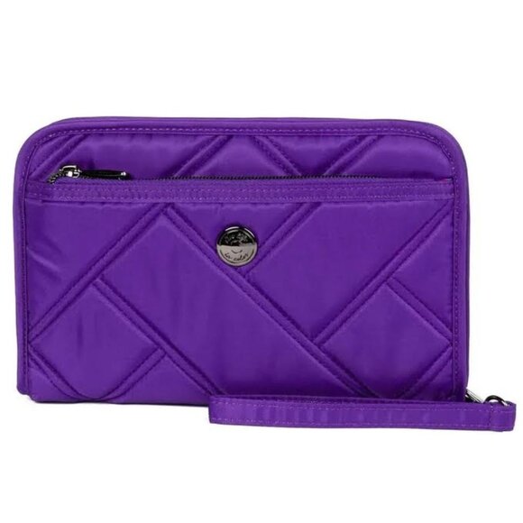 Lug Zeppelin 2 RFID Wristlet Wallet Grape Purple - Picture 1 of 10